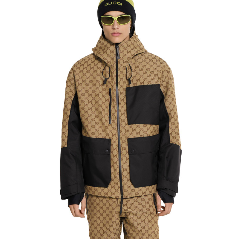 GG technical fabric jacquard jacket 3