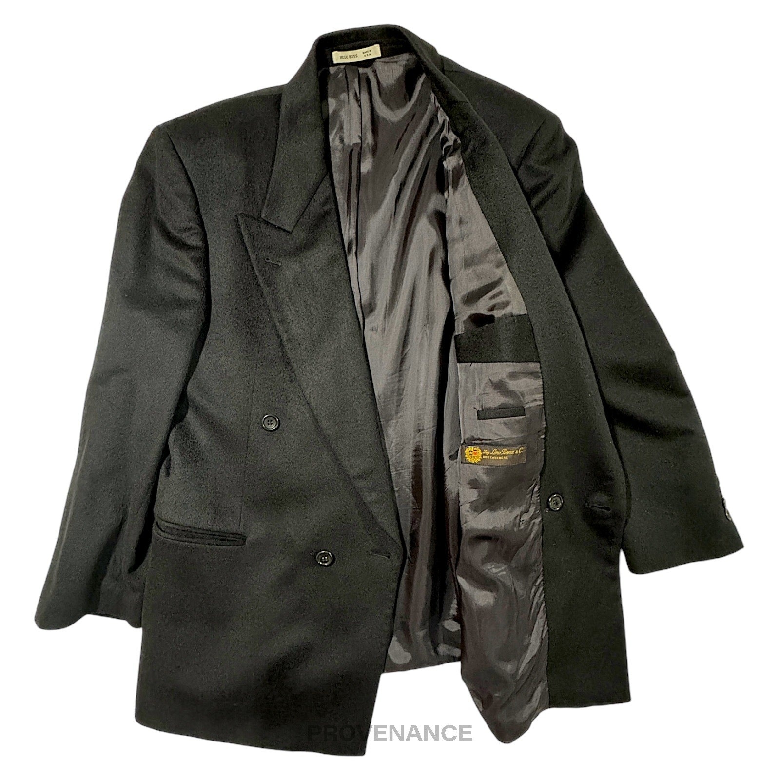 BOSS by HUGO BOSS - Boss x Loro Piana Jacket Overcoat - Black Cashmere 36 46 - 4