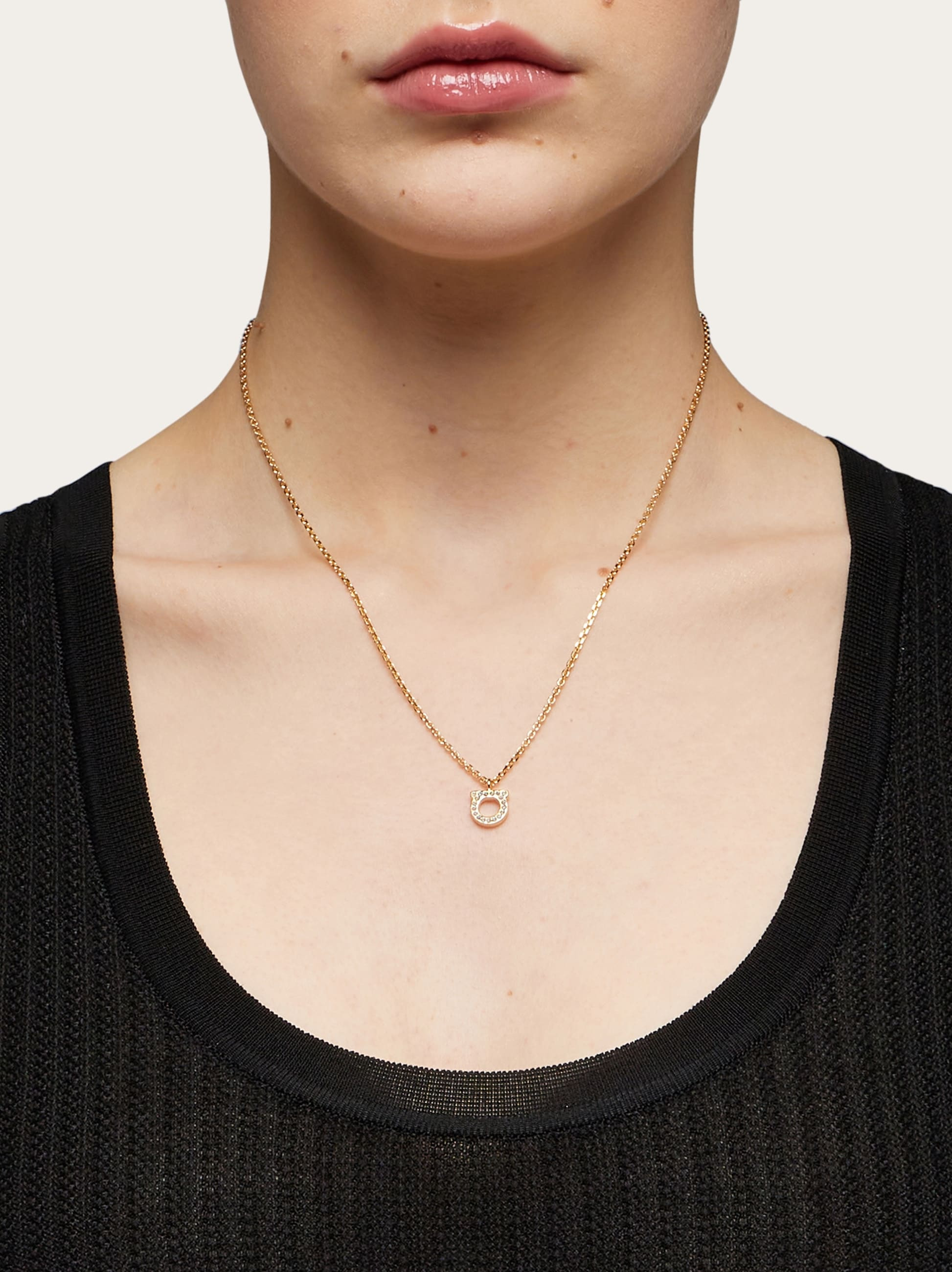 Gancini crystals necklace - S - 3