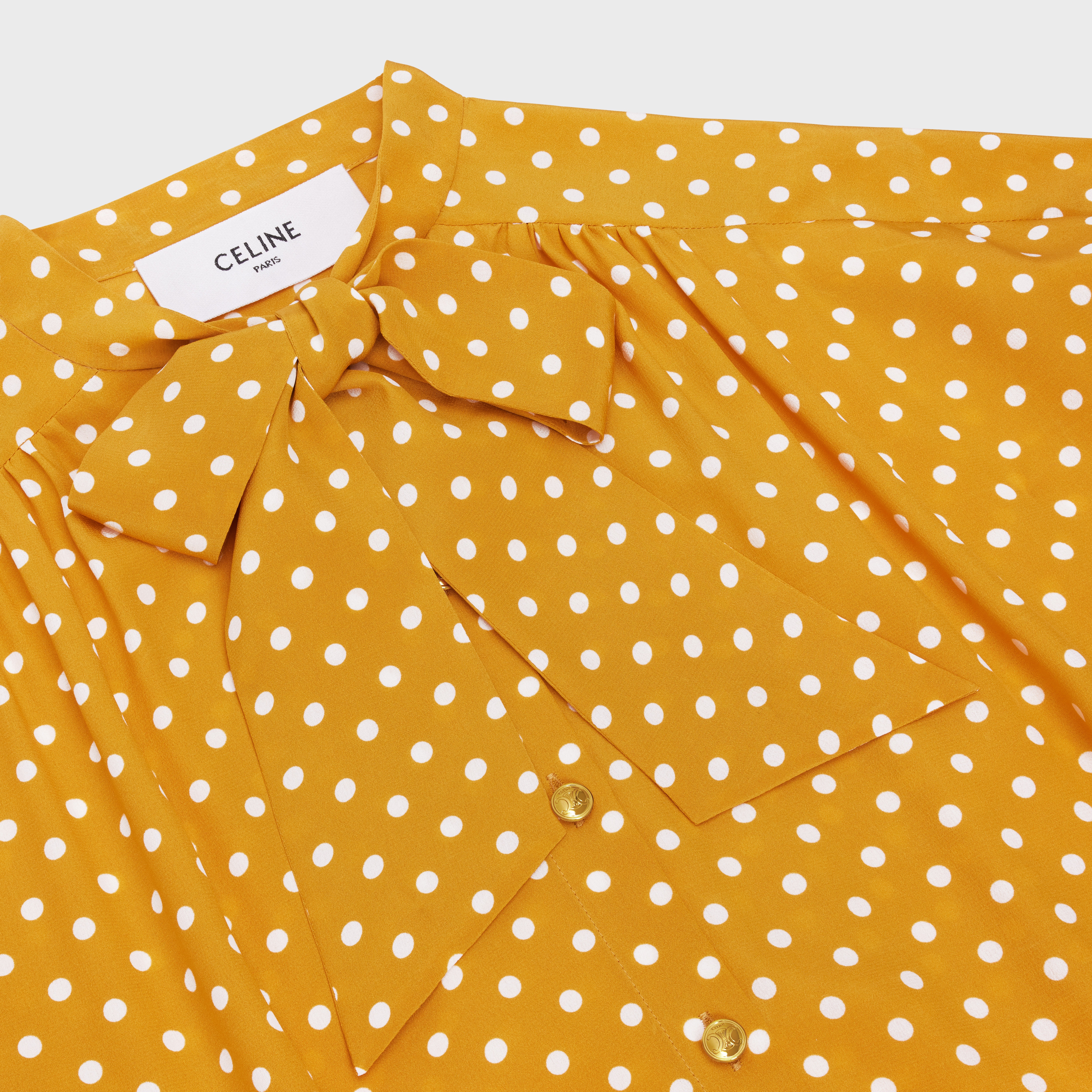 LAVALLIÈRE DRESS IN CREPE DE CHINE - 3