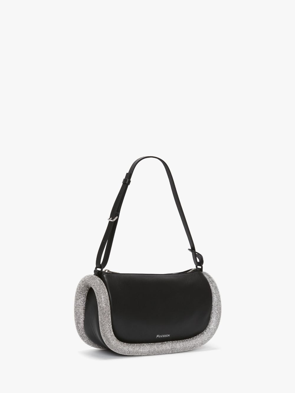 BUMPER-15 - LEATHER SHOULDER BAG WITH CRYSTAL - 2