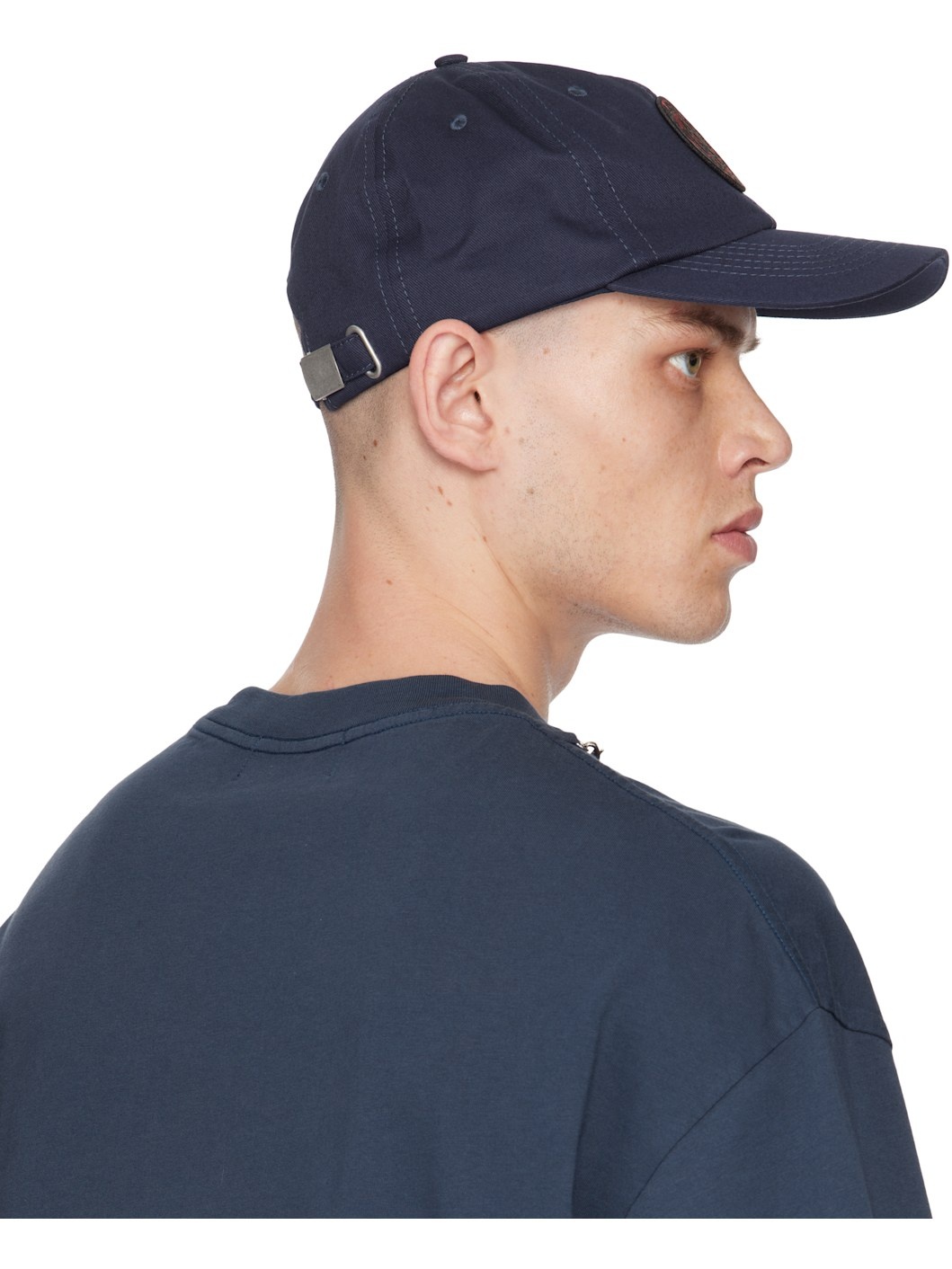Navy Circle Logo Baseball Cap - 3