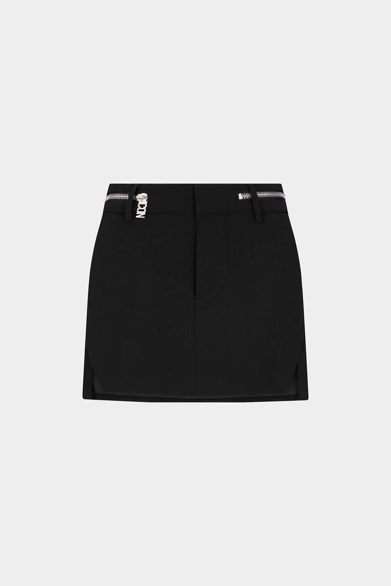 ICON ZIPPED MINI SKIRT - 1