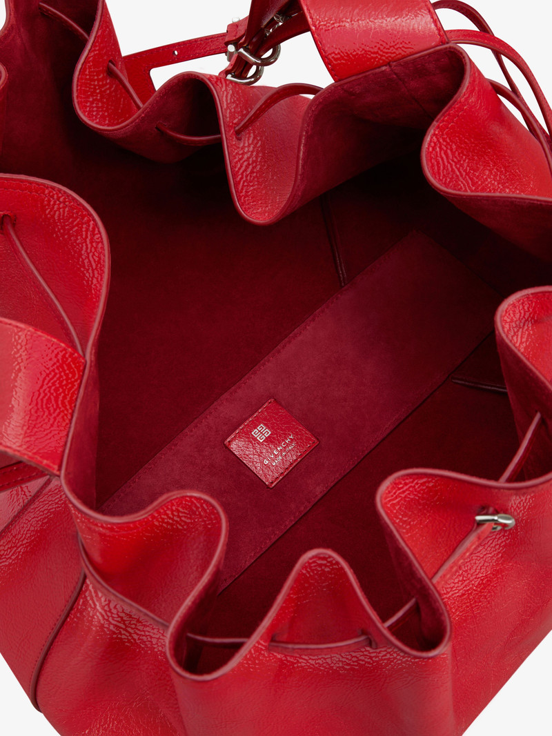 MEDIUM PUMPKIN BAG IN PATENT LEATHER 5