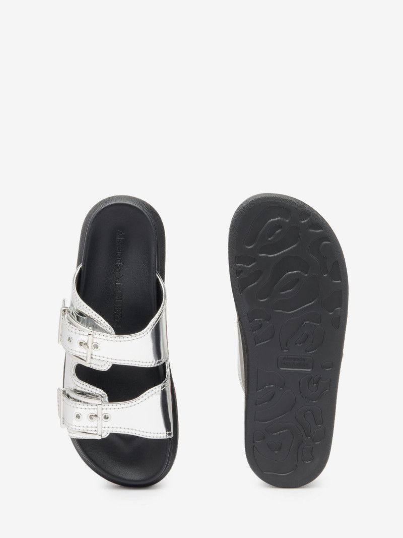 Women's Hybrid Slide in Silver 4