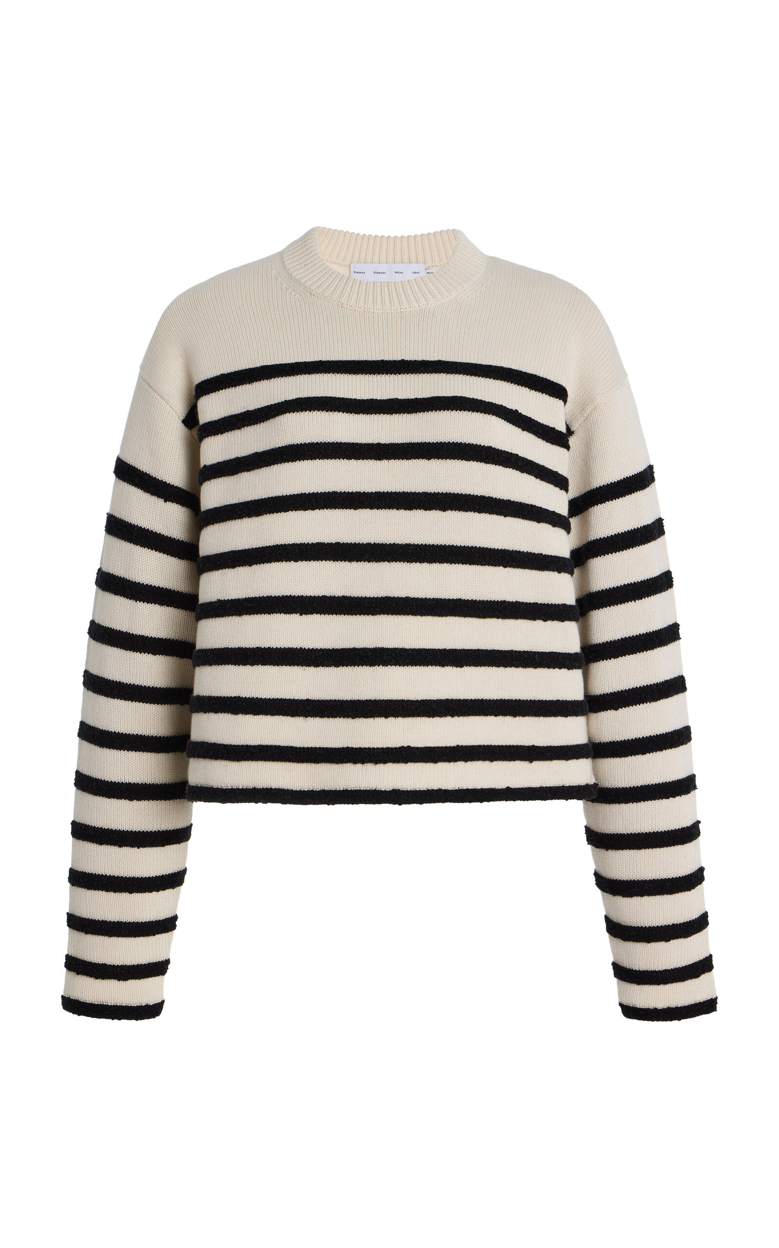Nia Bobble Boucle Sweater black/white - 1
