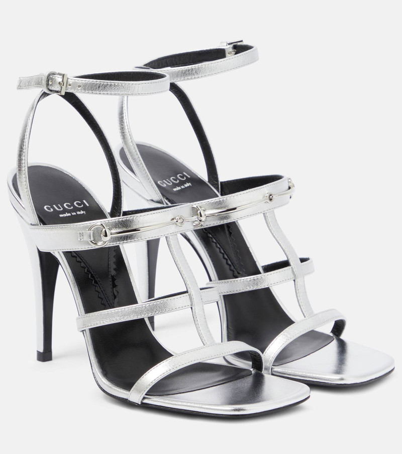 Horsebit caged sandals - 1