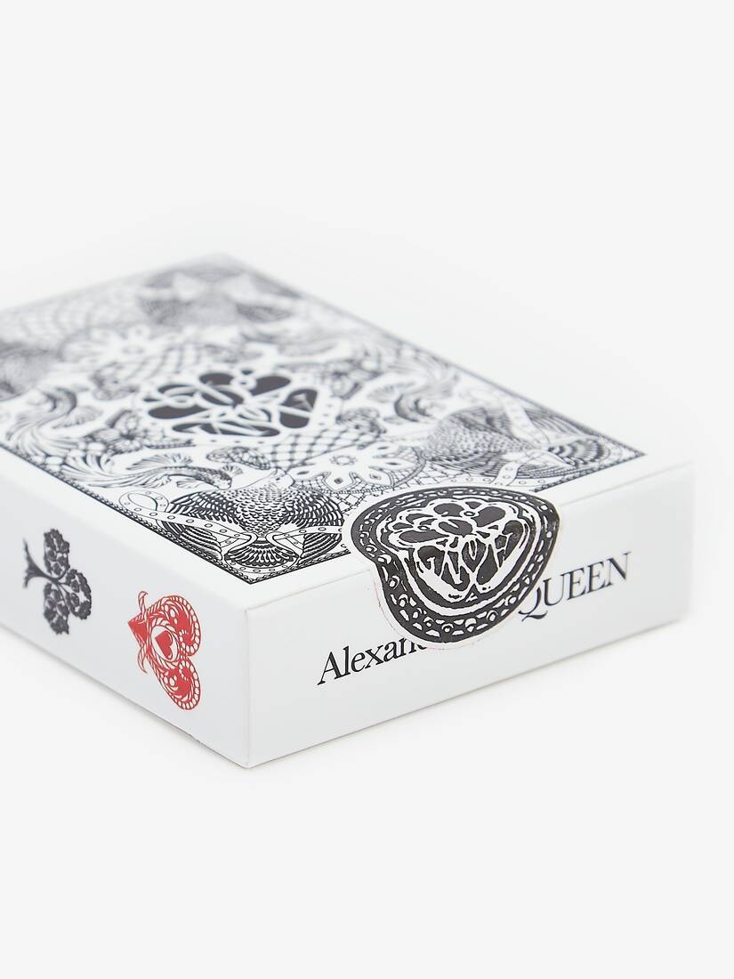 Skull Leather Playing Card Holder in Multicolor - 5