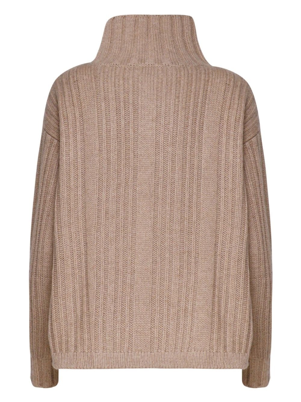 ribbed-knit jumper - 2