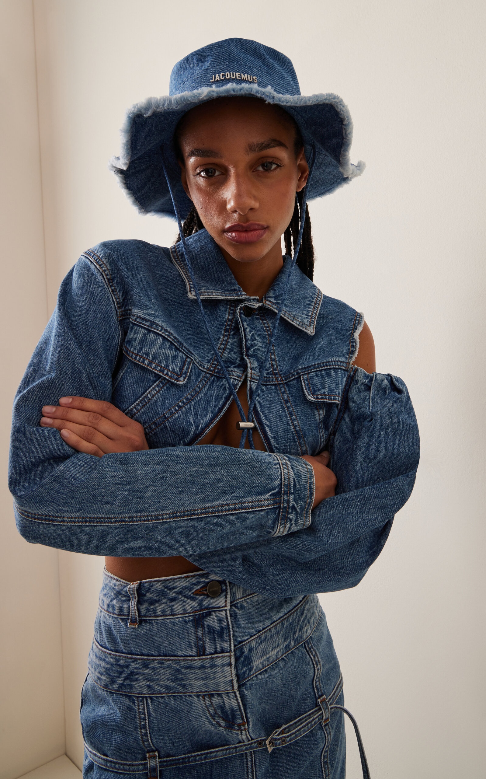 すぐ届く☆JACQUEMUS ☆LE BOB ARTICHAUT / NVY 要在庫確認 JACQUEMUS Le bob Artichaut | REVERSIBLE