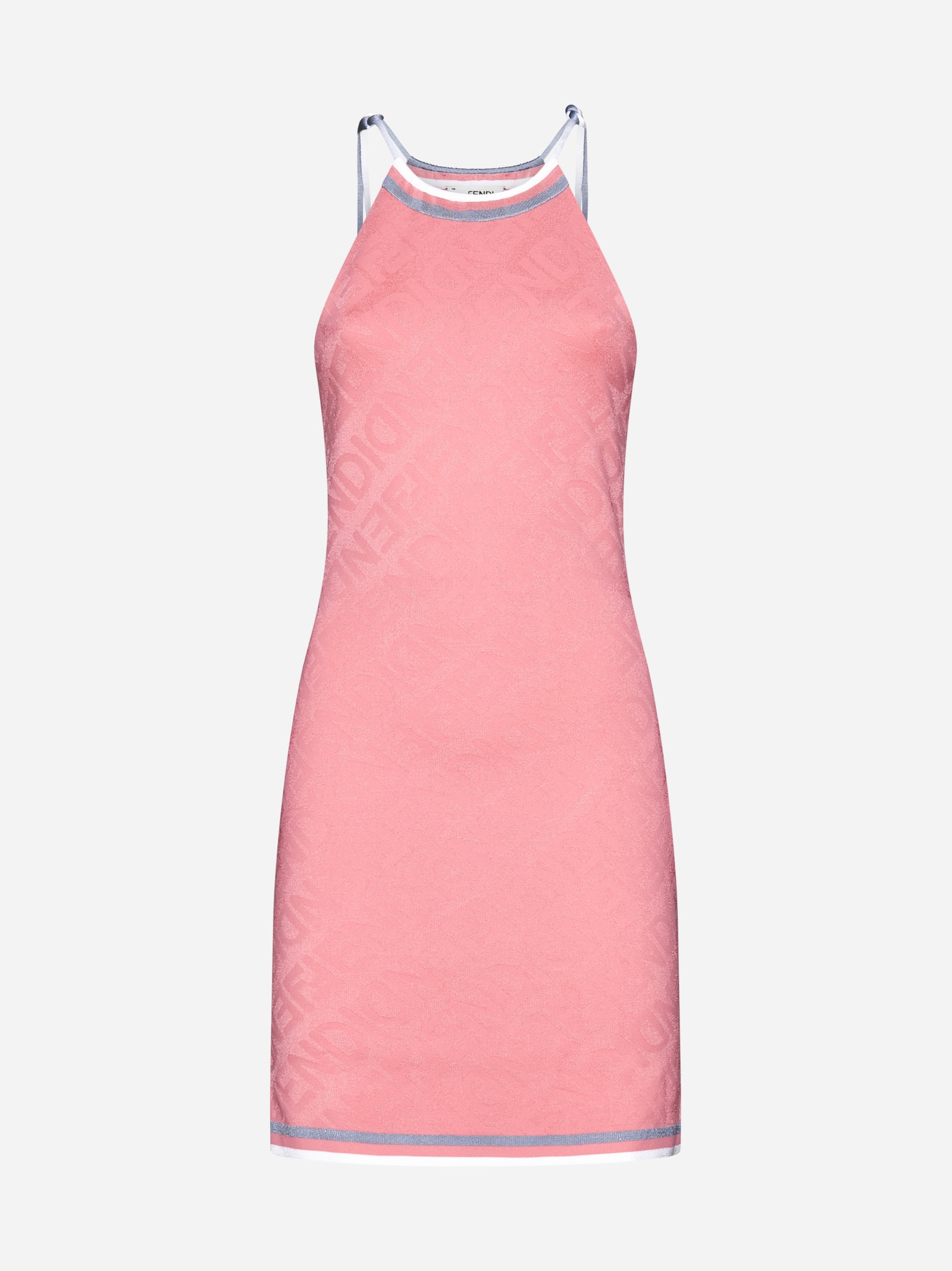 Fendi pink viscose dress