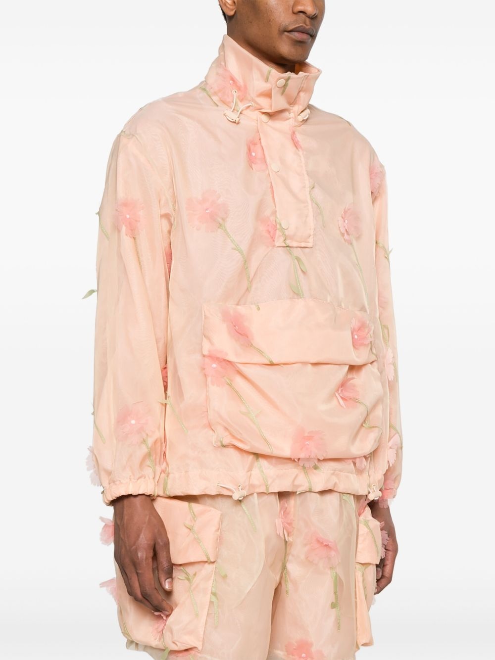 layered cargo flap jacket - 3