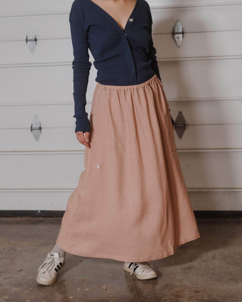 Ponte Skirt - Hemp 5
