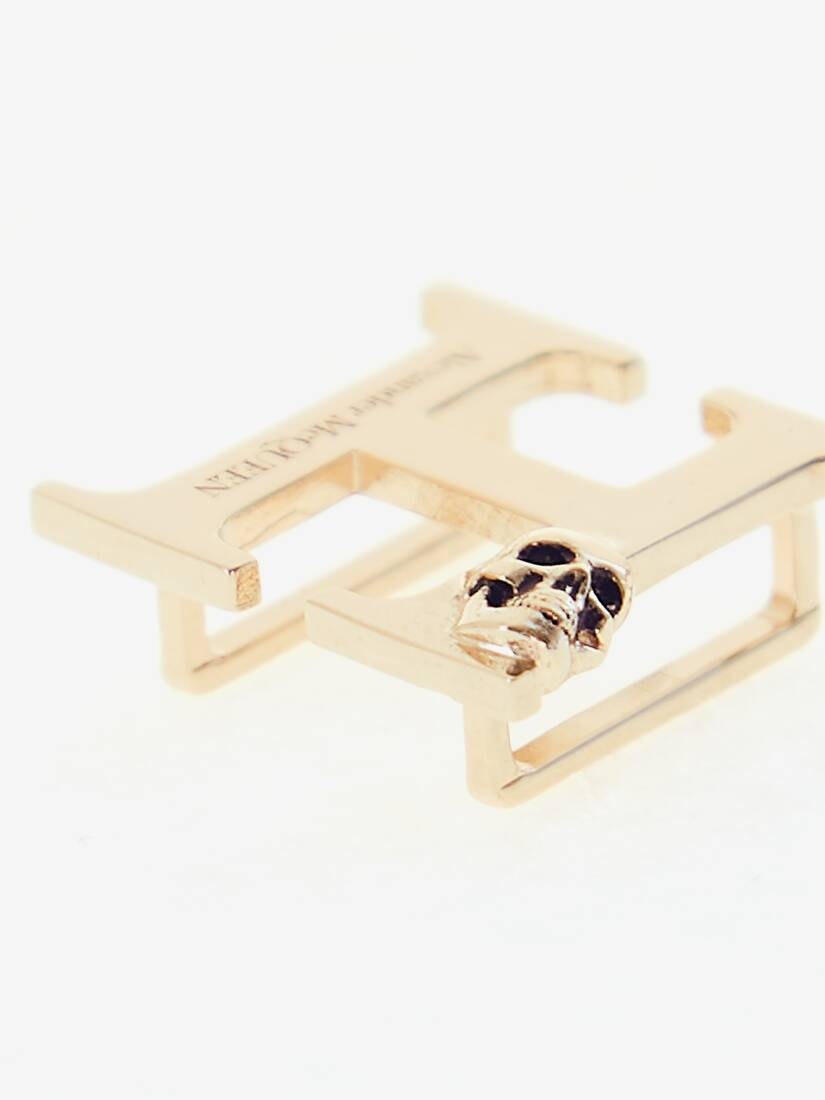 Alphabet Sneaker Charm in Pale Gold - 2