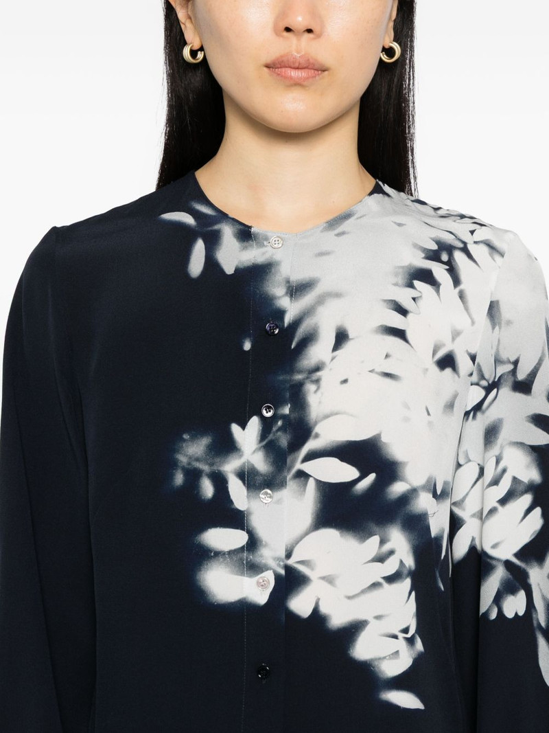 wildflower-print silk shirt 6