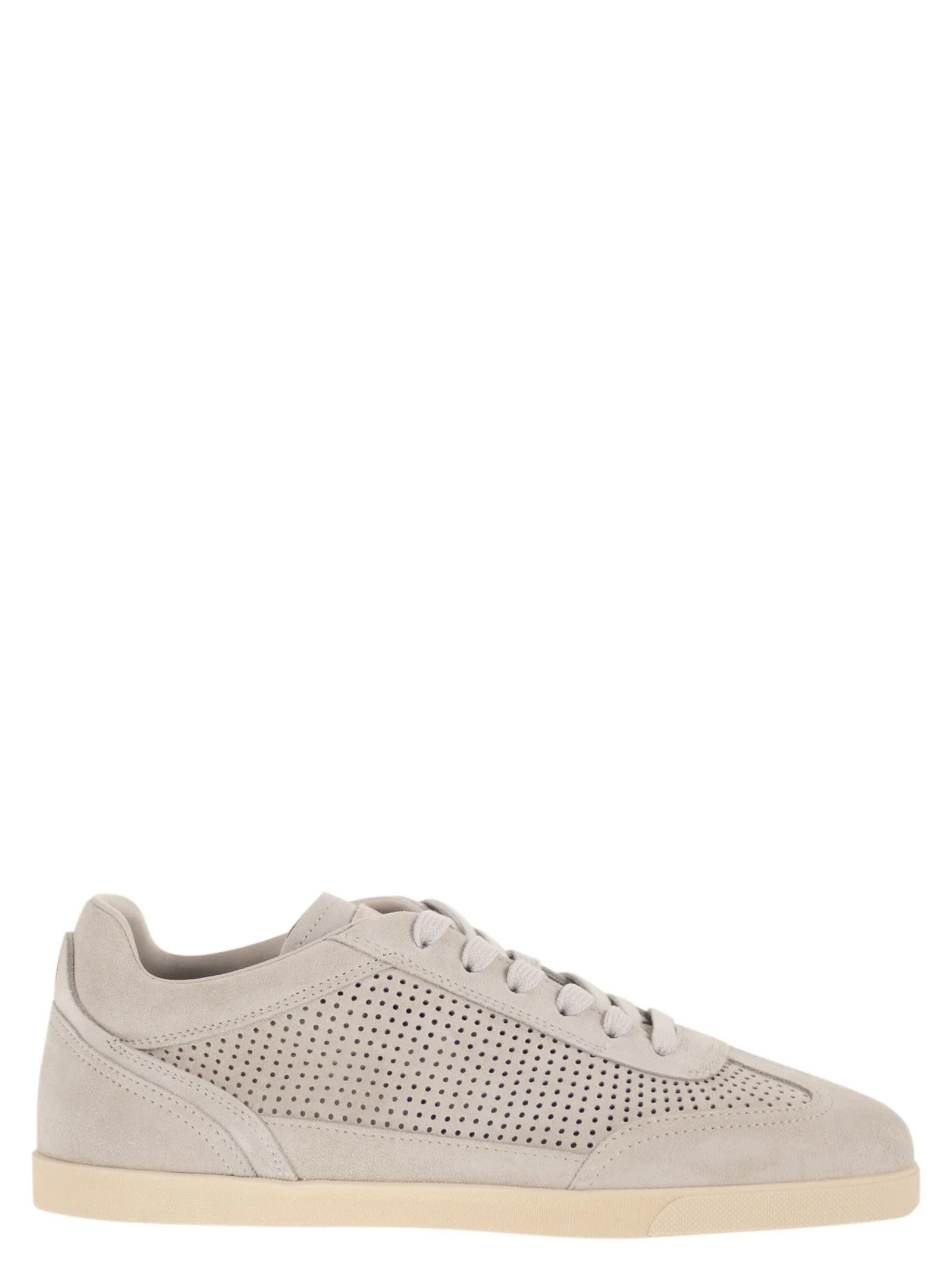 Kiton Men Perforated Calfskin Sneakers - 1