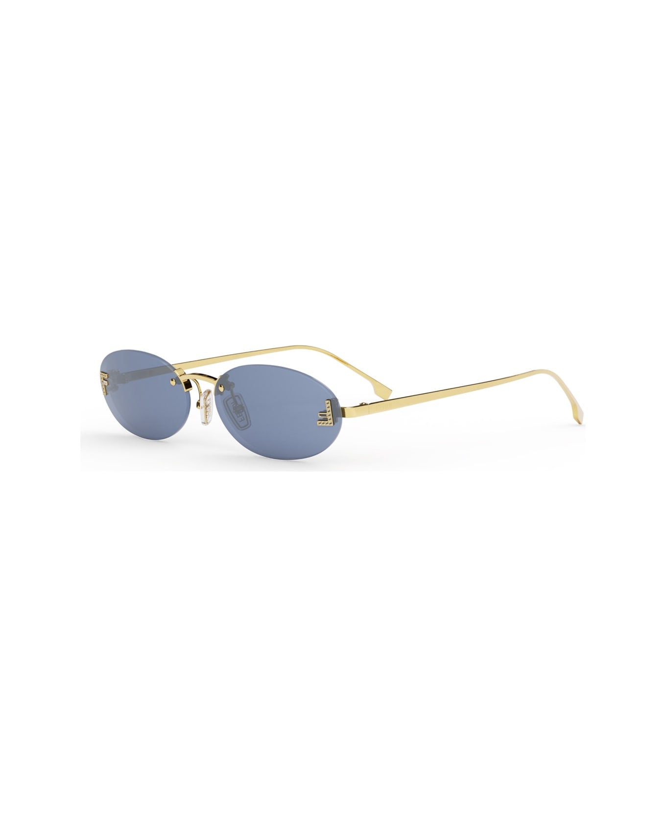Fe4075us 30v Oro Fendi First Crystal Sunglasses - 2