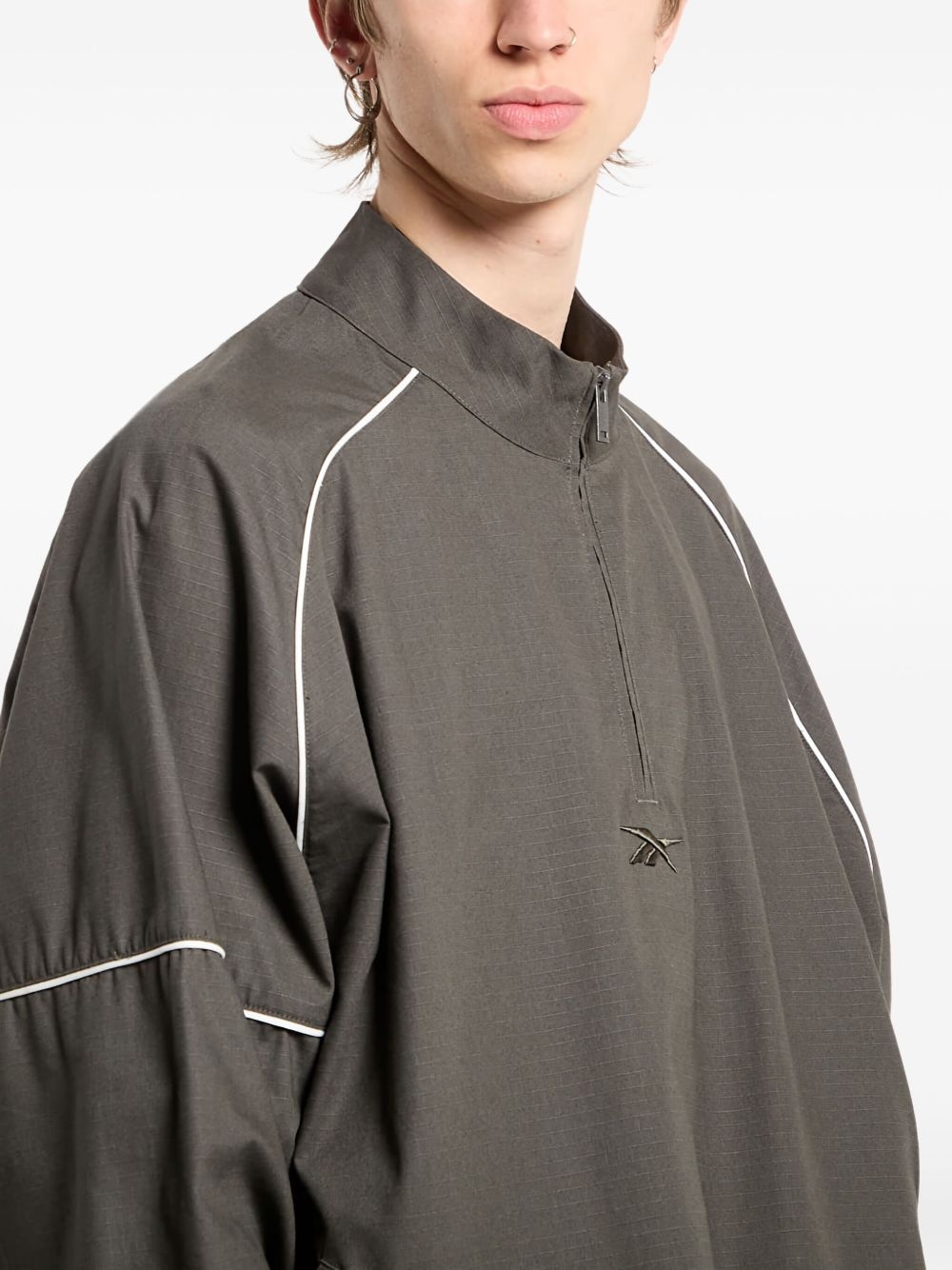 logo-print track jacket - 5