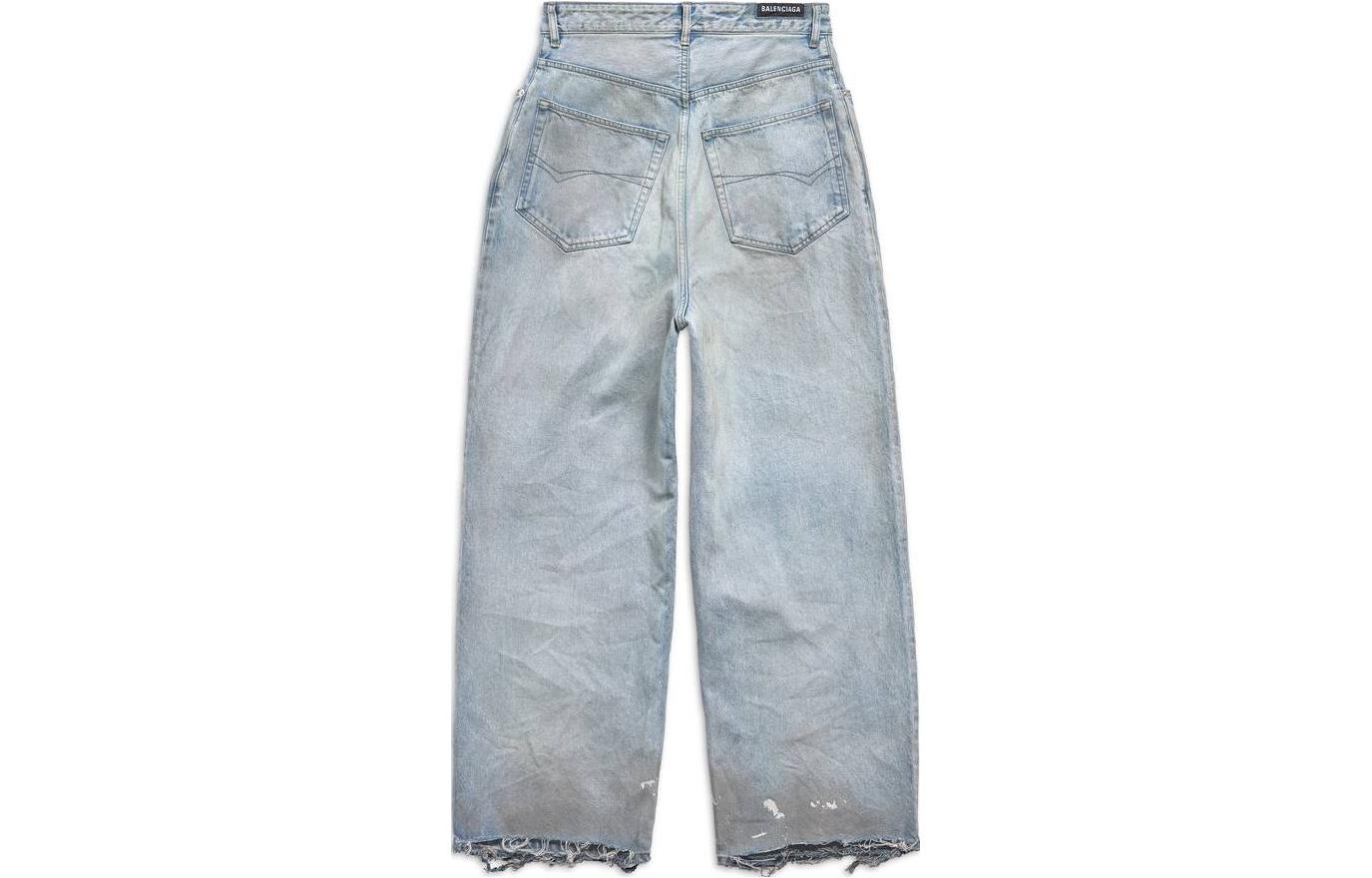 Balenciaga Baggy Pants 'Blue' 745213TDW144016 - 2