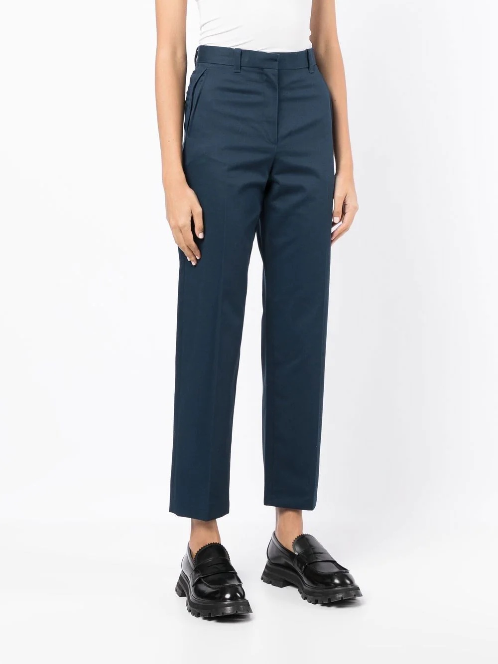 tailored straight-leg trousers - 3