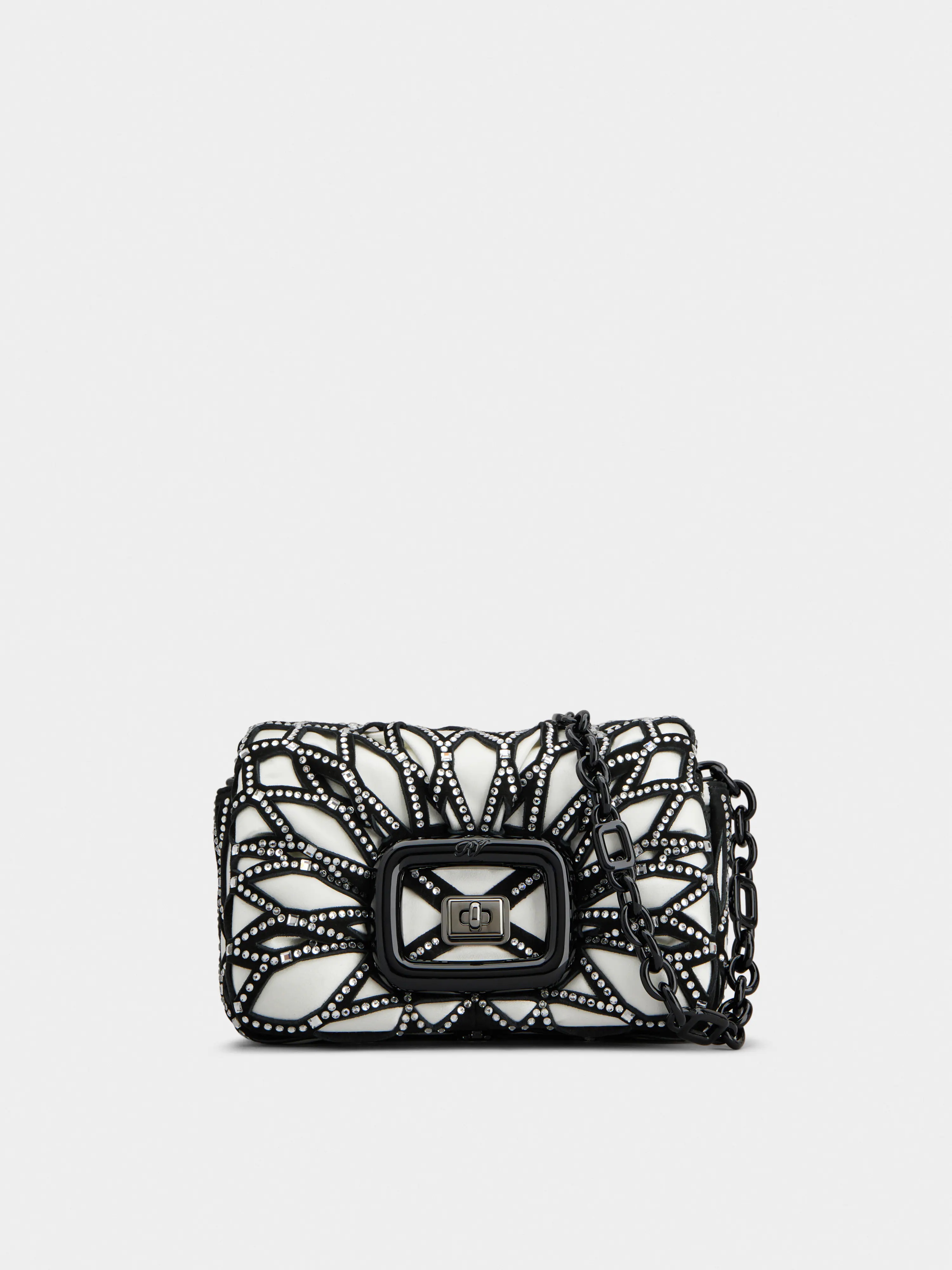Viv' Choc Mini Bag in satin - 1
