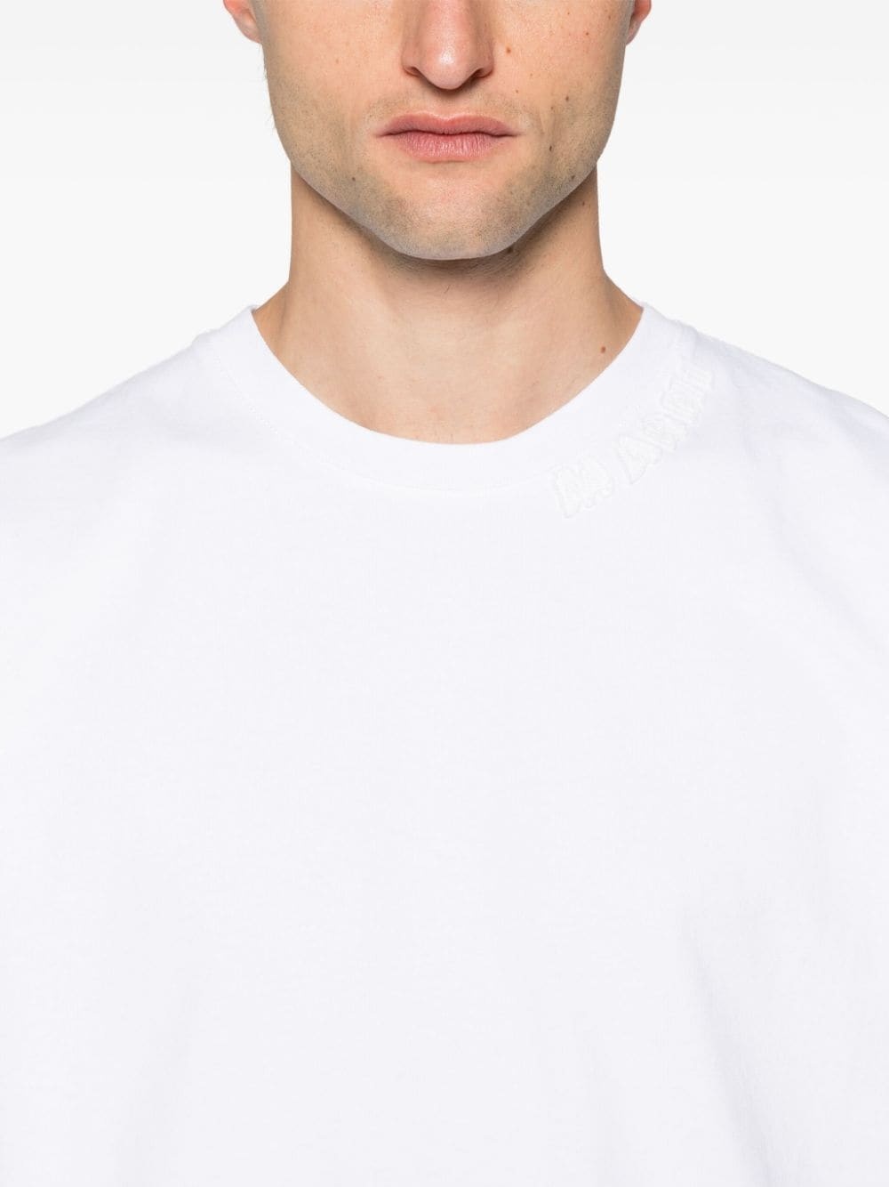 logo-patch cotton T-shirt - 5