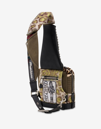 Moschino MILITARY PATCHWORK CROSSBODY BAG outlook