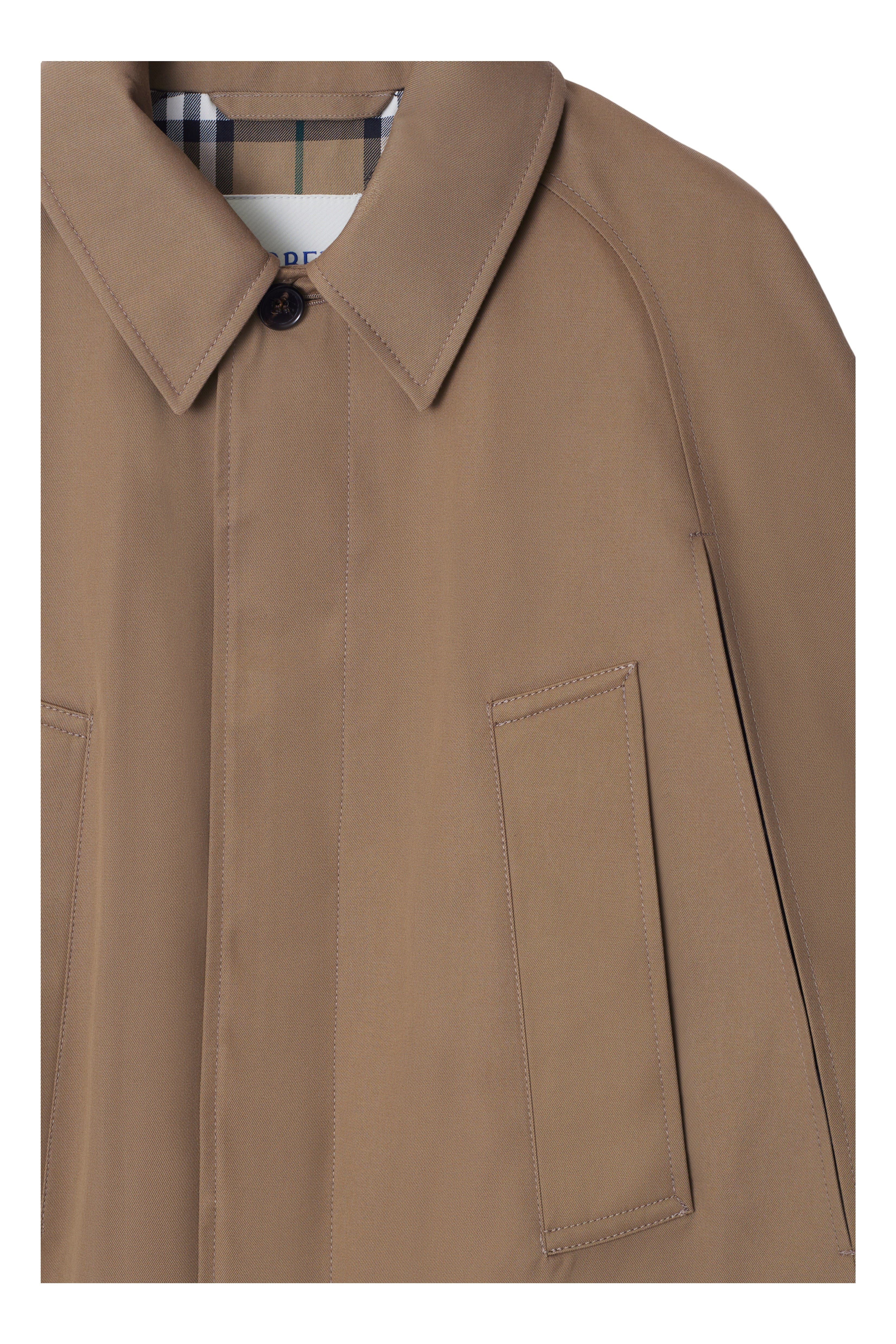 burberry Cotton Blend Cape in Trail at Nordstrom - 6