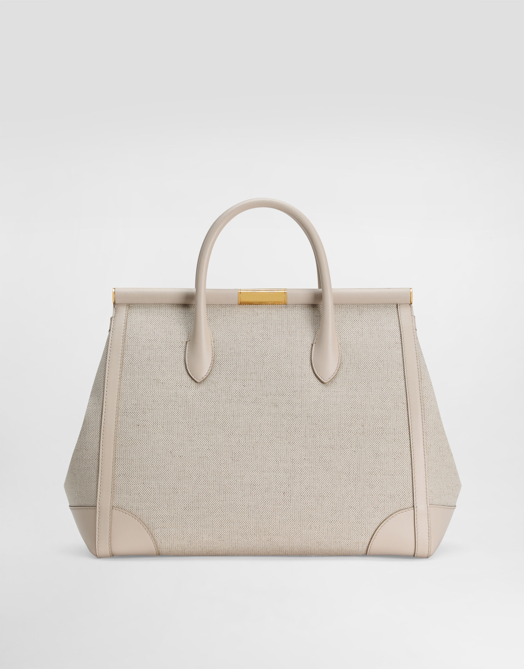 Marlene fabric and calfskin handbag - 4