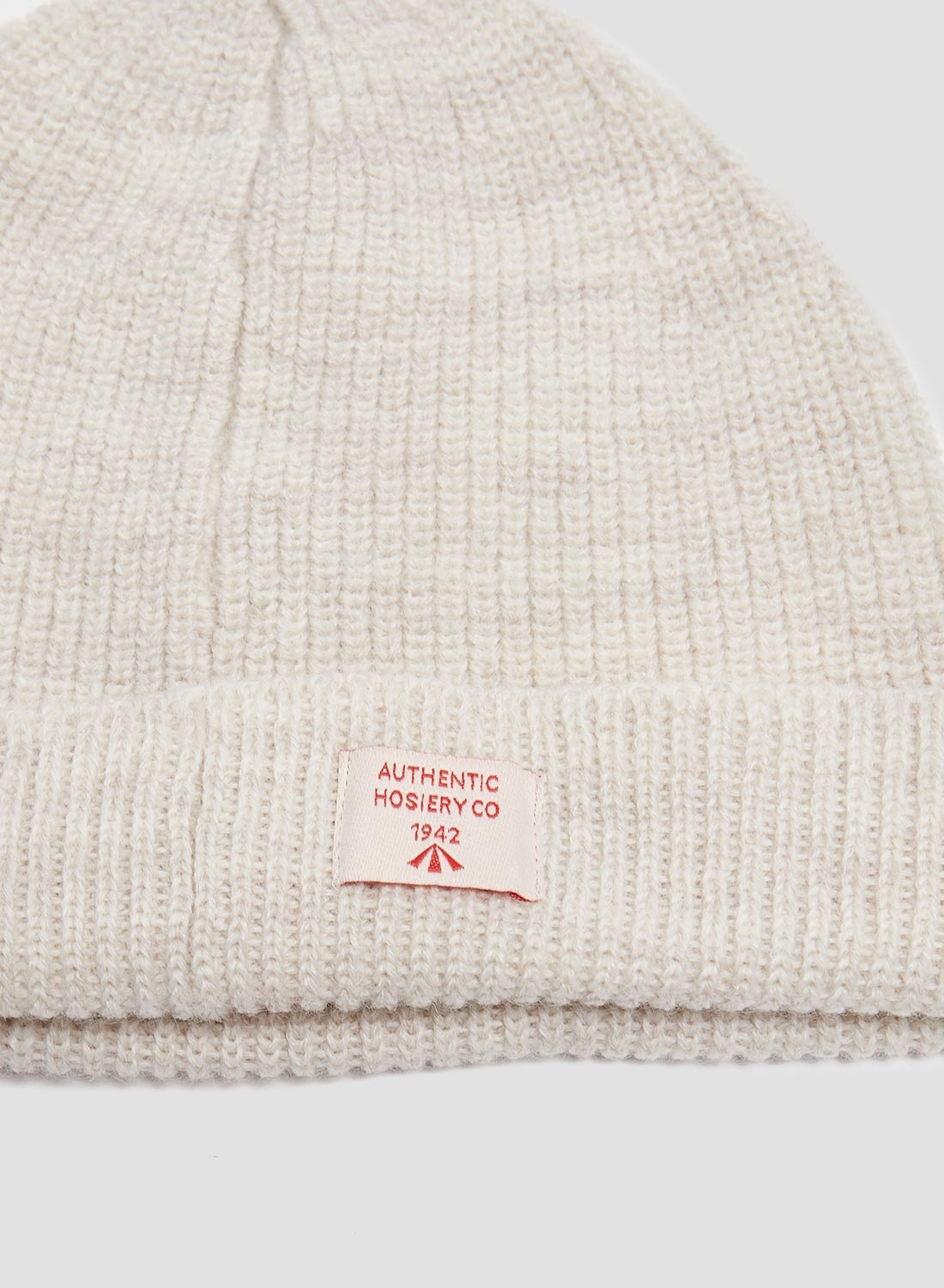 Solid Beanie in Natural - 3