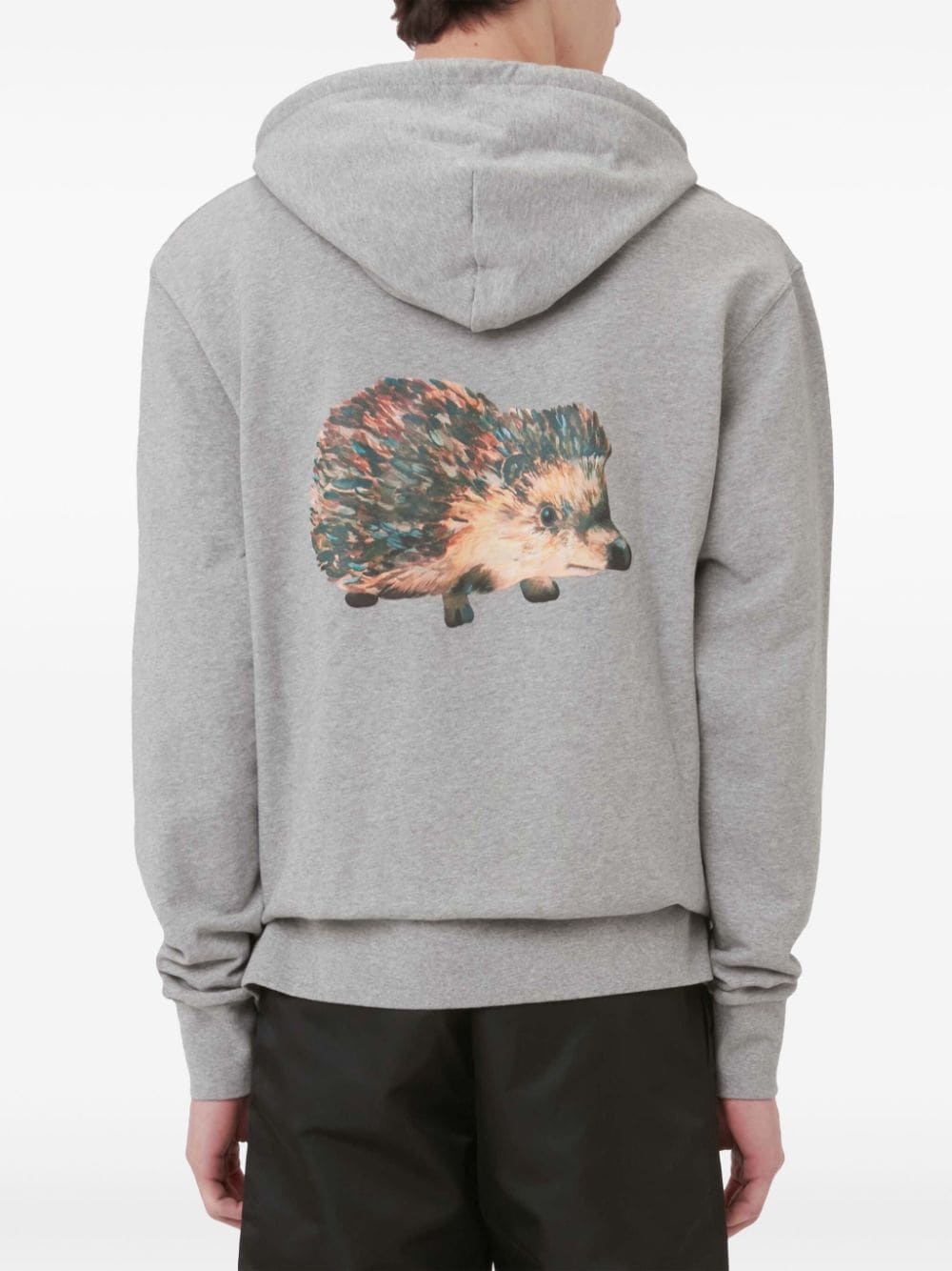 Prickly slogan-print hoodie - 4