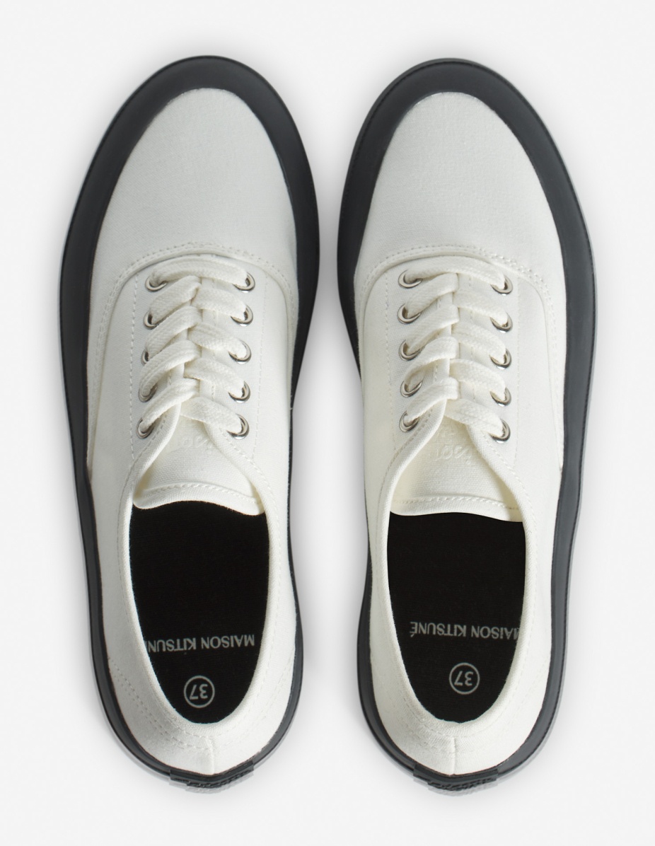 CANVAS LACE-UP SNEAKERS - 5
