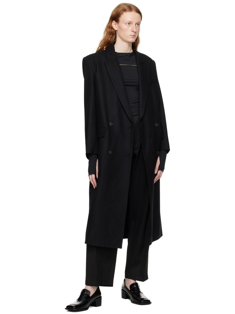 LOW CLASSIC Black Double Tuck Trousers outlook