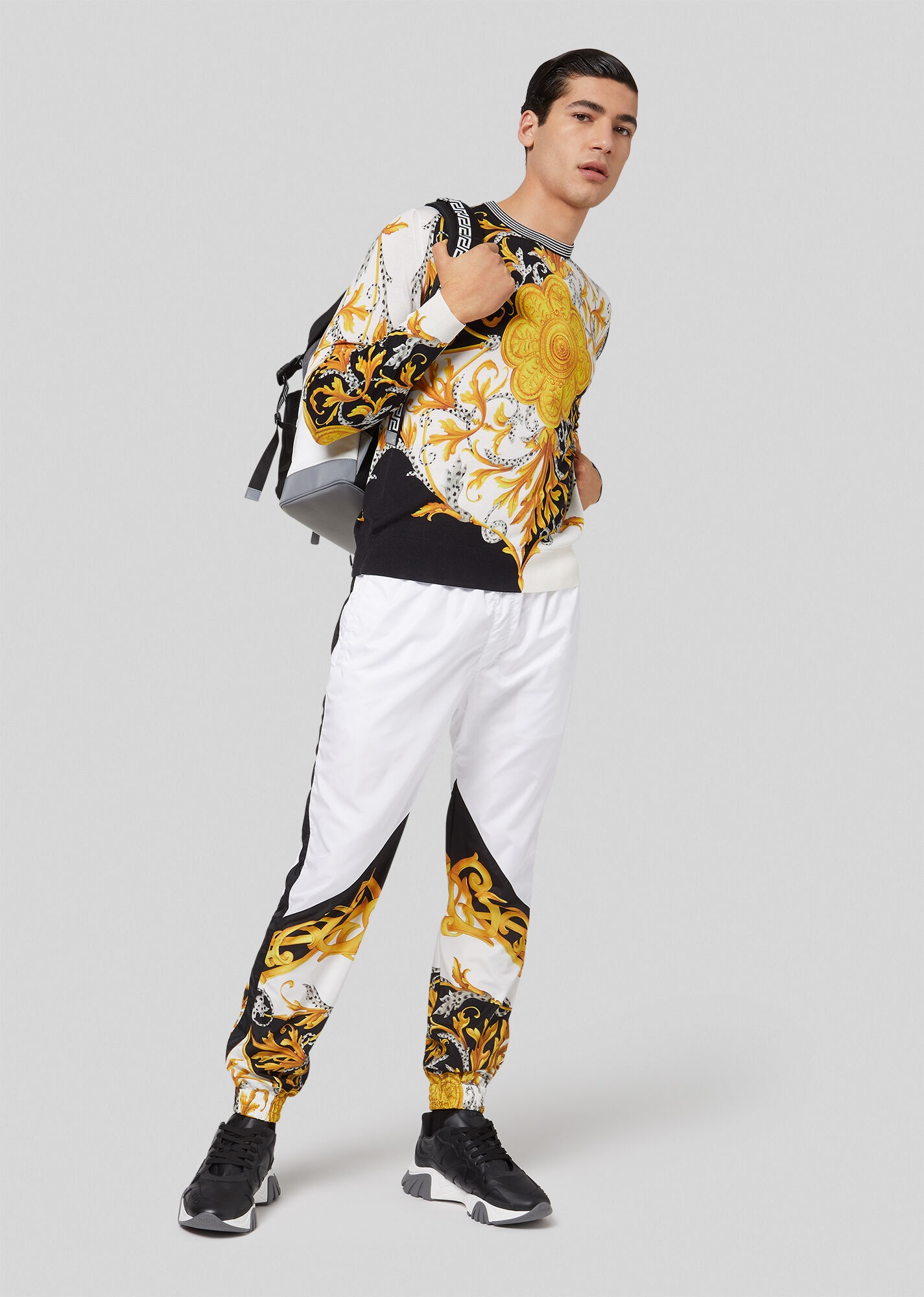 Barocco Acanthus Print Trackpants - 4