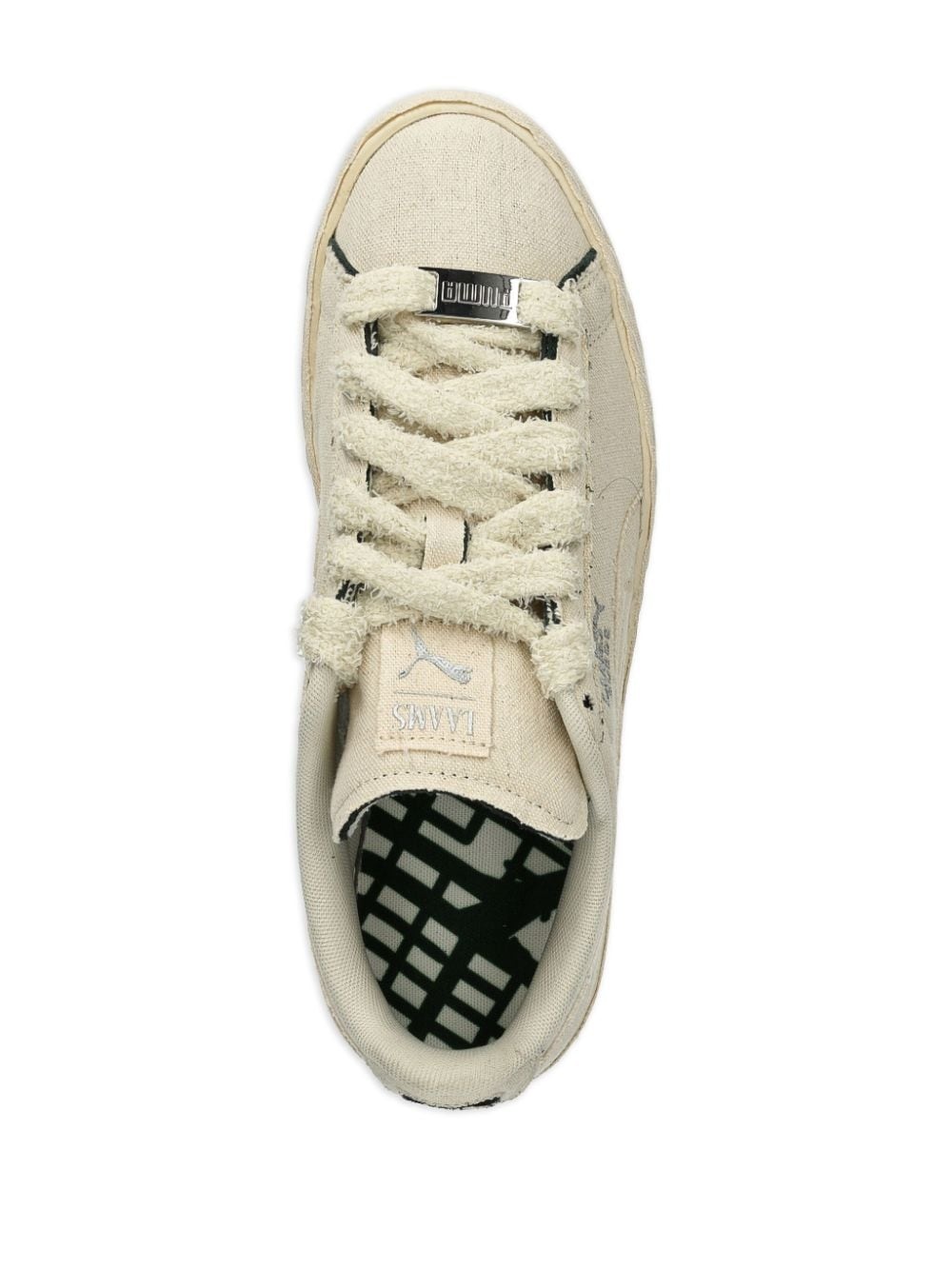 x Laams suede sneakers - 4