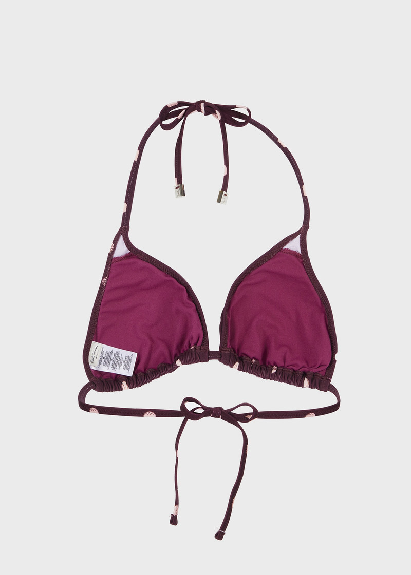 Paul Smith Women's Burgundy Polka Dot Bikini Set outlook