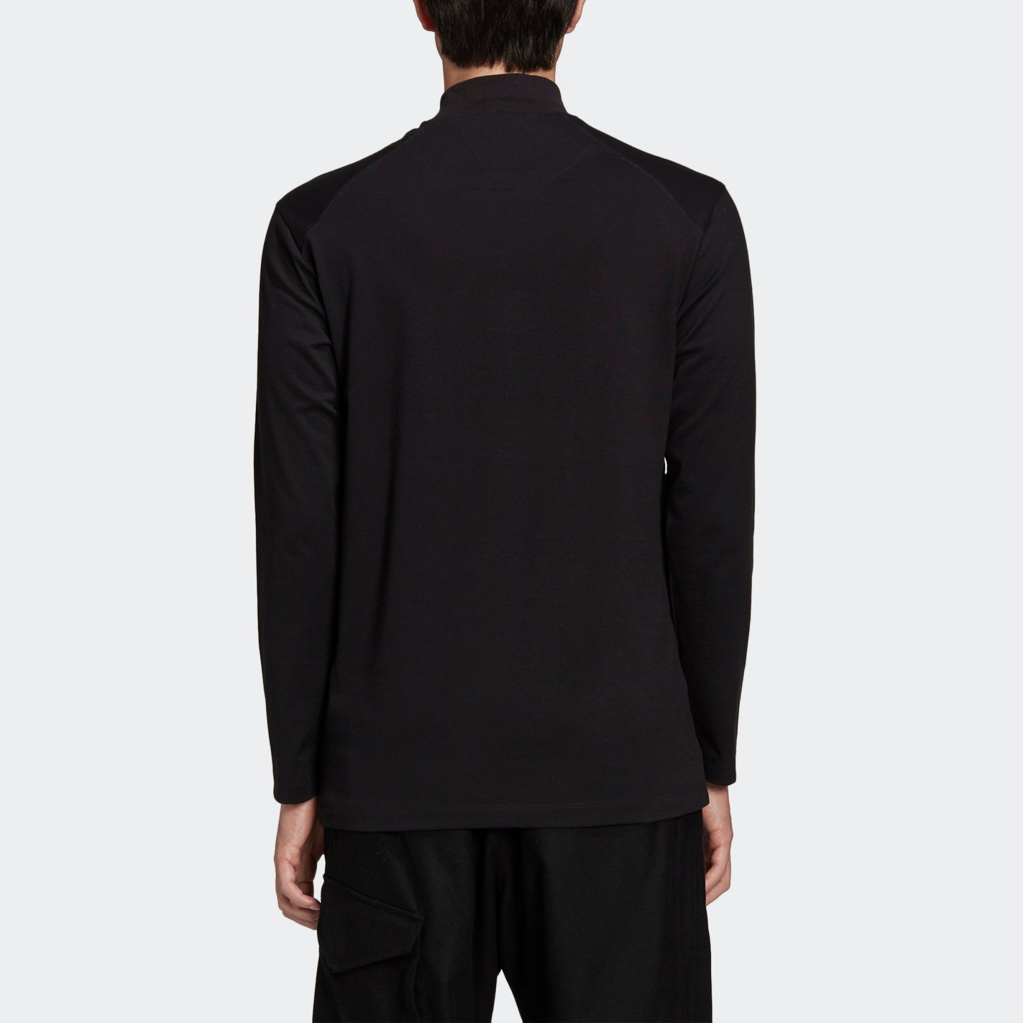 Men's Y-3 Solid Color Casual Long Sleeves Black GK4497 - 6