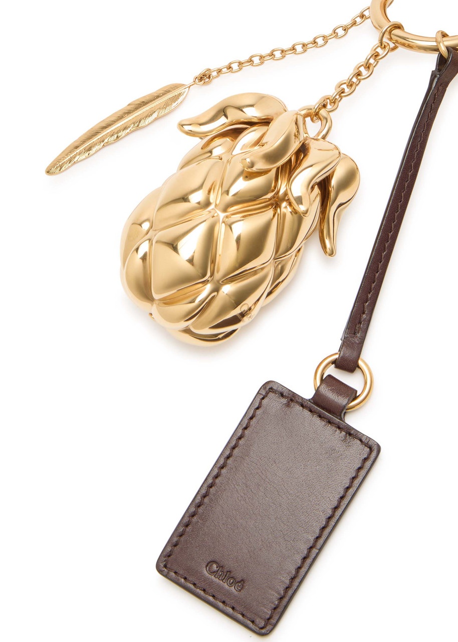 Chloe Pineapple Charm Keyring - 2
