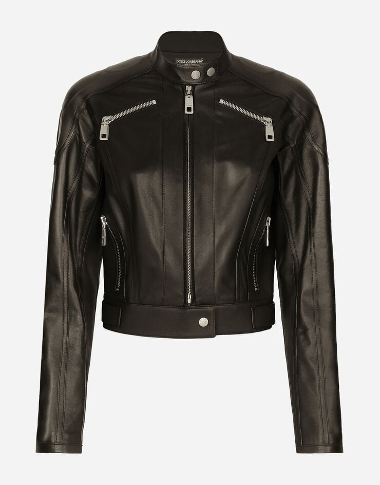 Nappa leather biker jacket - 1