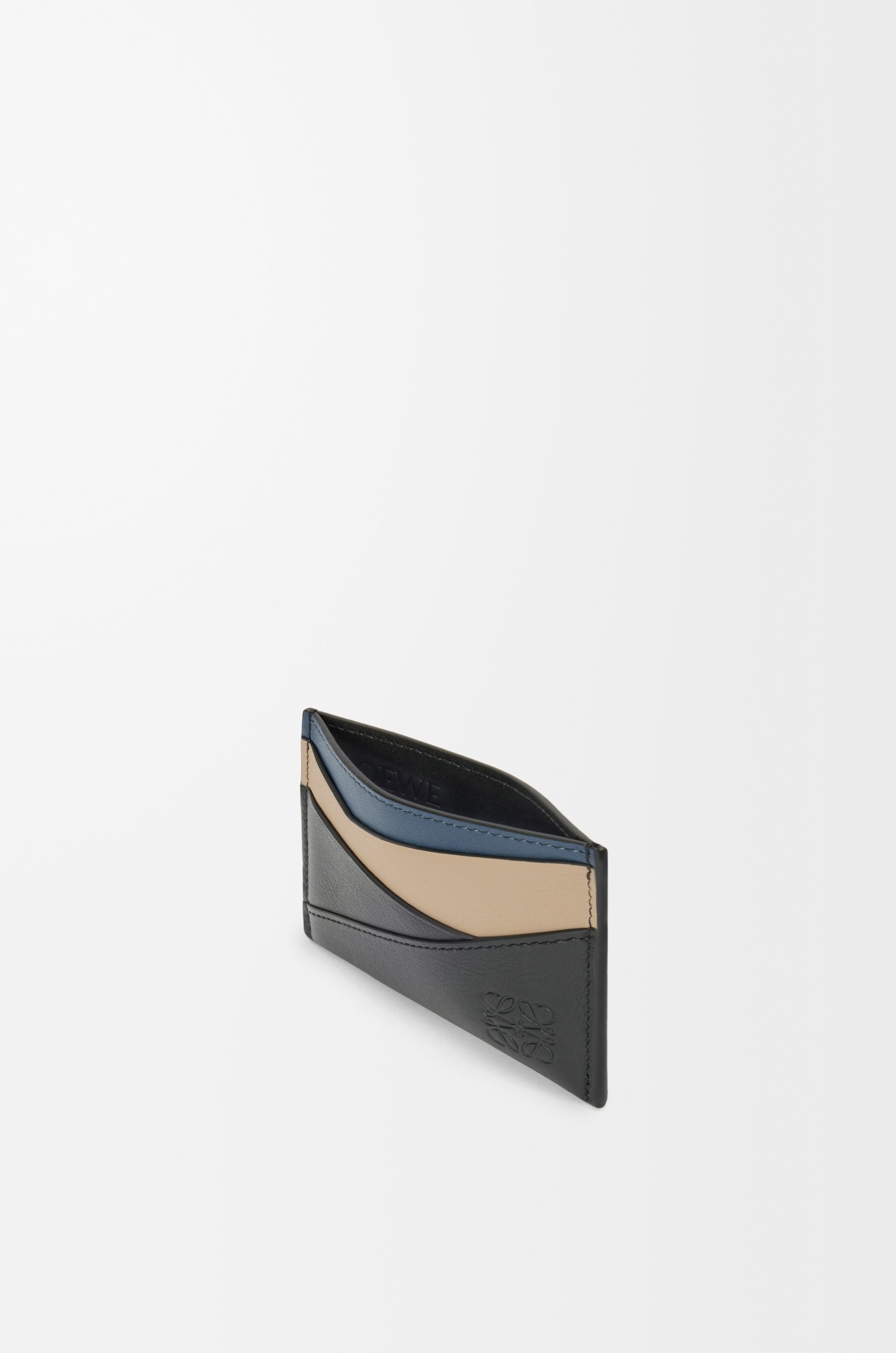 Puzzle plain cardholder in classic calfskin - 2