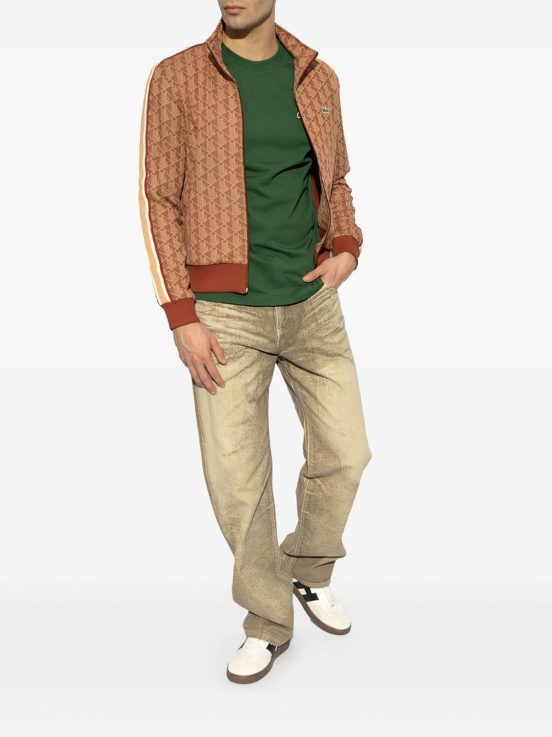 LACOSTE monogram-pattern cardigan outlook