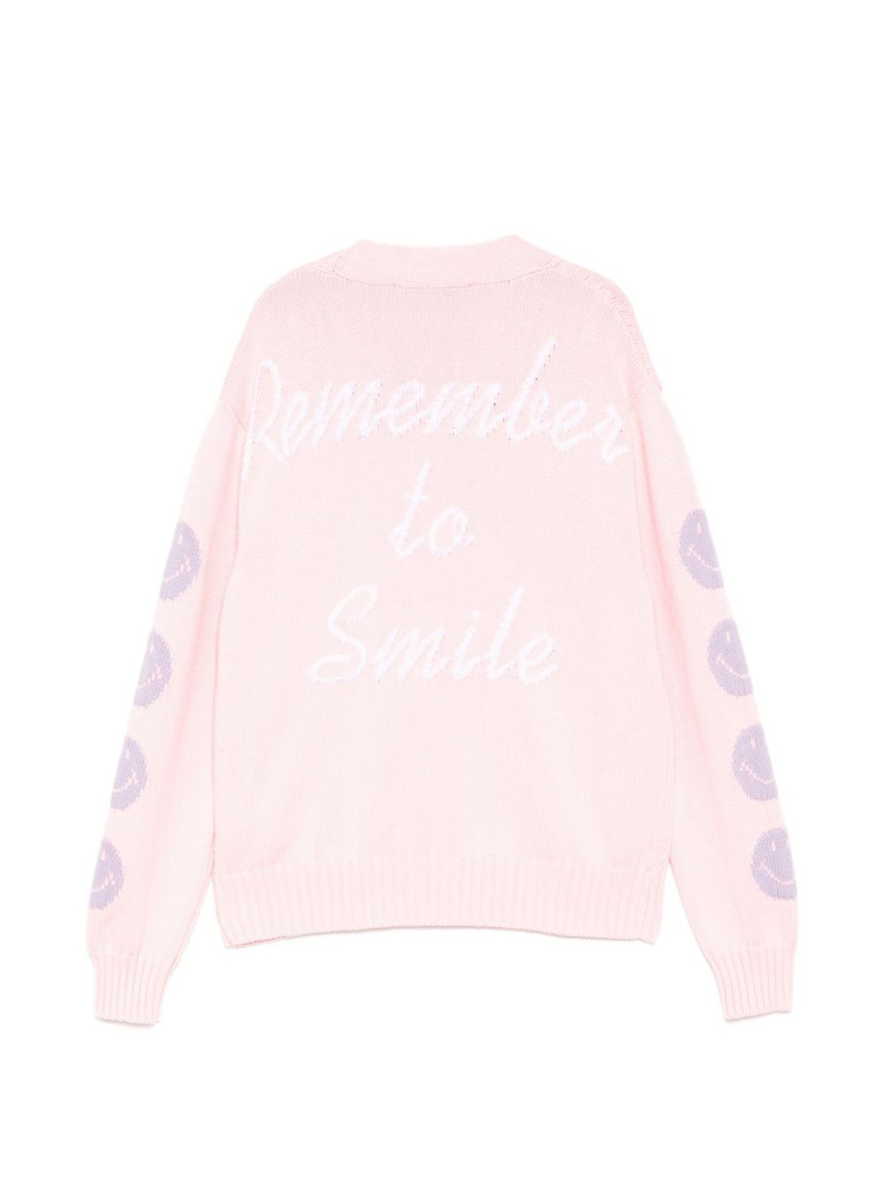 Joshua Sanders smiley-face V-neck cardigan outlook