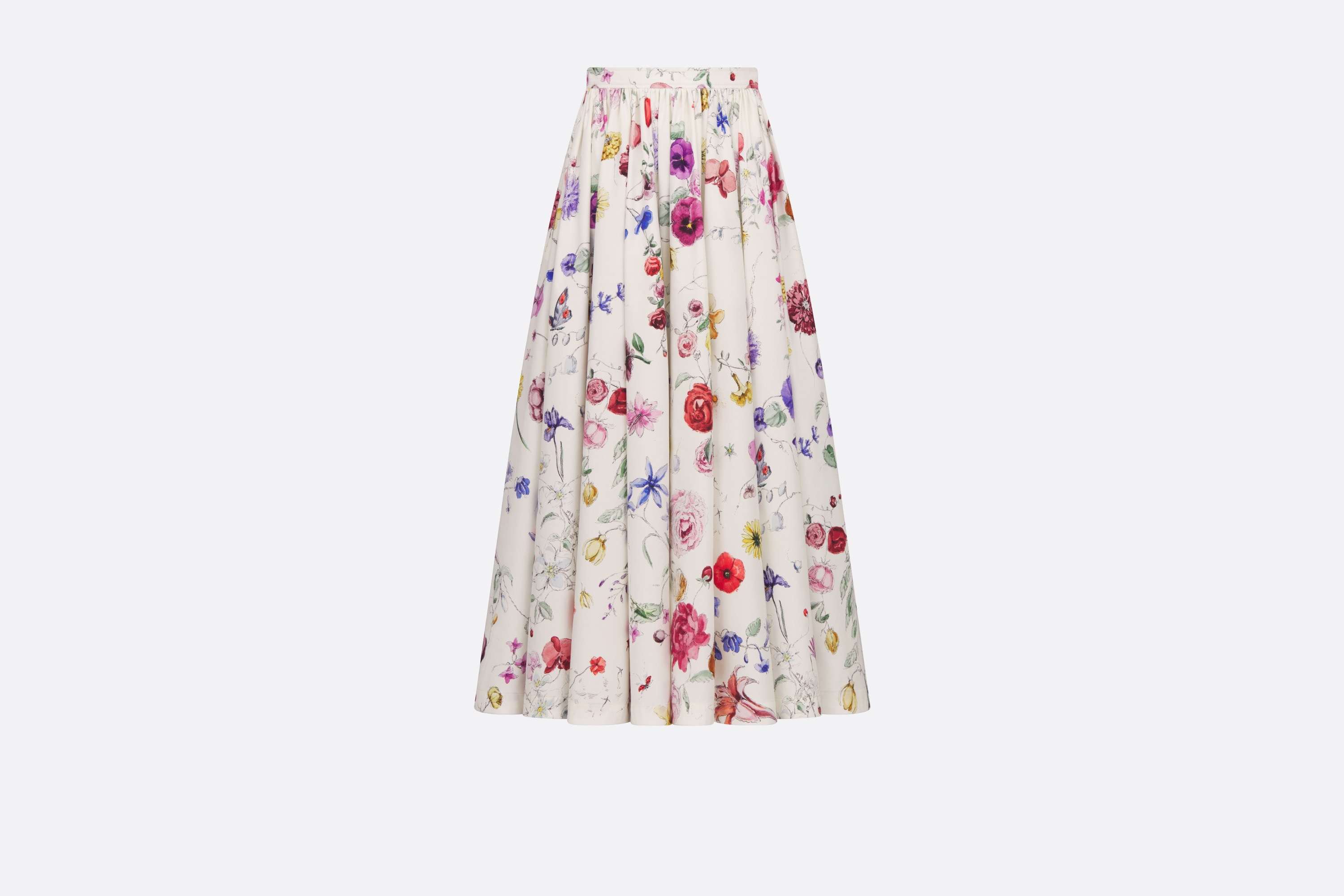 Flared Mid-Length Skirt - 1