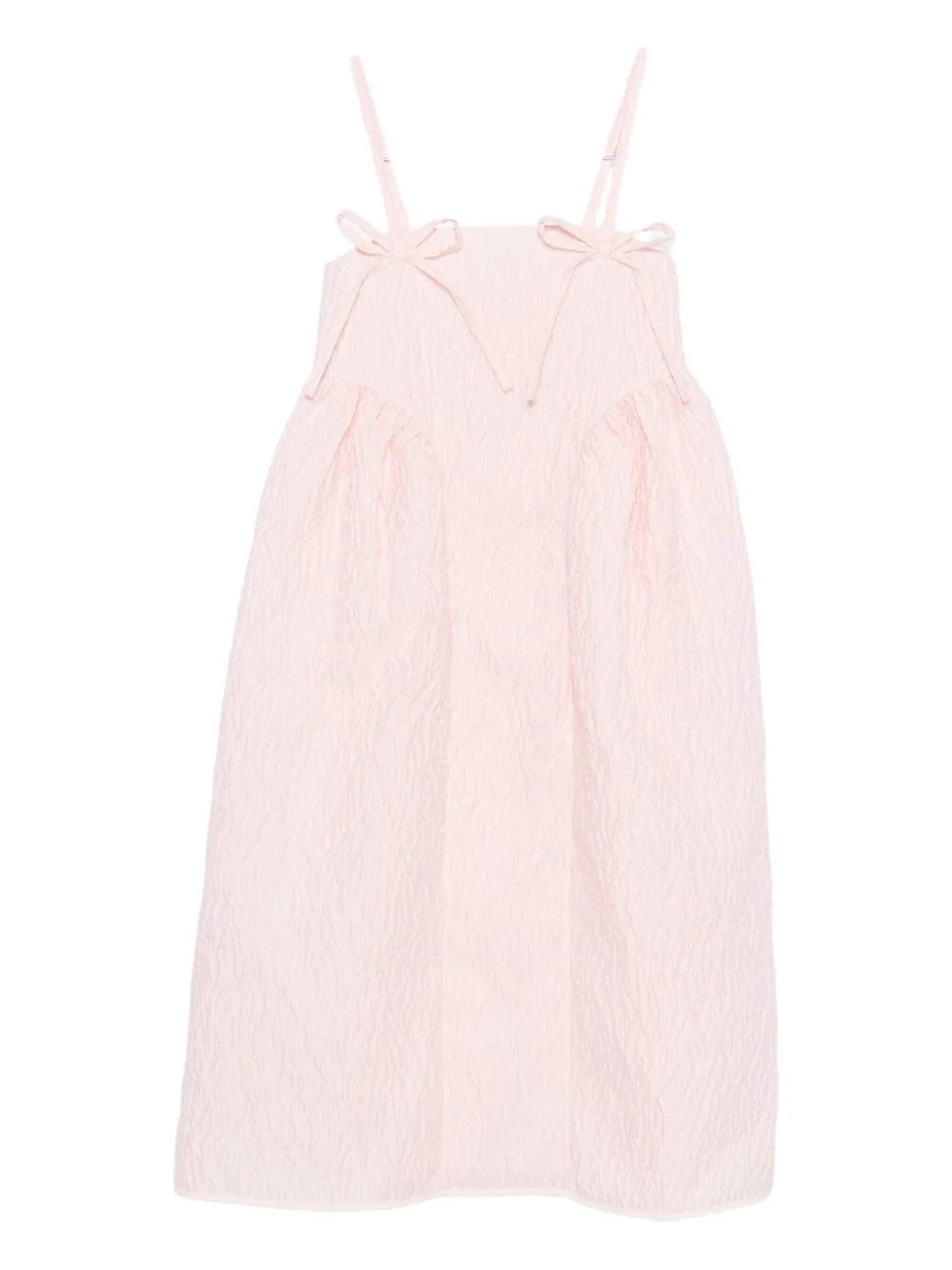 Ambra bow-detail midi dress - 1