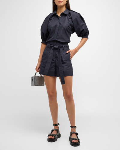3.1 Phillip Lim High Rise Belted Cotton Shorts outlook