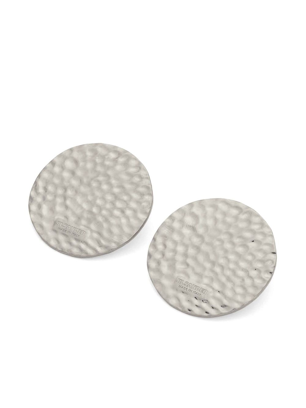 logo-engraved earrings - 2