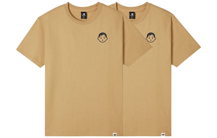 New Balance x Noritake Unisex Printing Round-neck Yellow AMT12346-MSU - 3