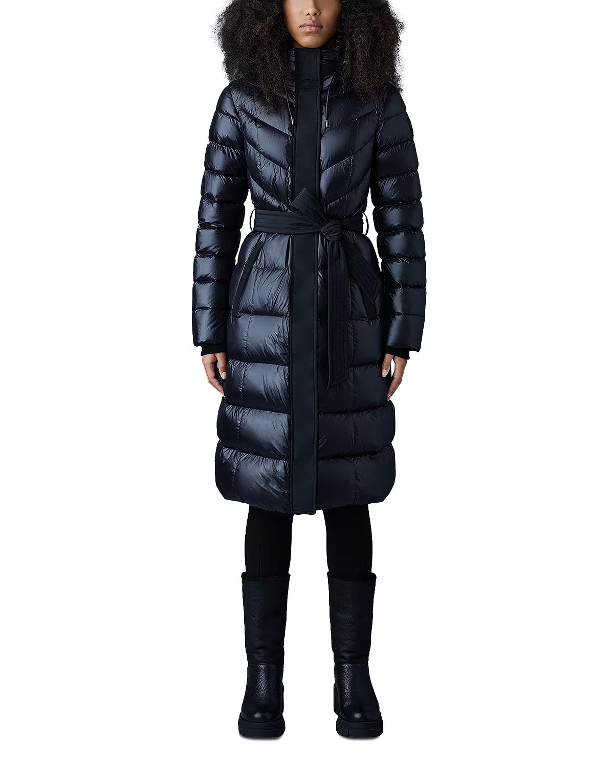 Coralia Hooded Down Puffer Coat - 4