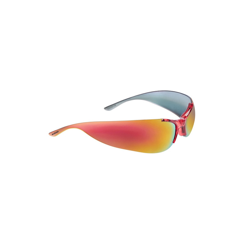 Afterhour Oval Sunglasses in Red 3