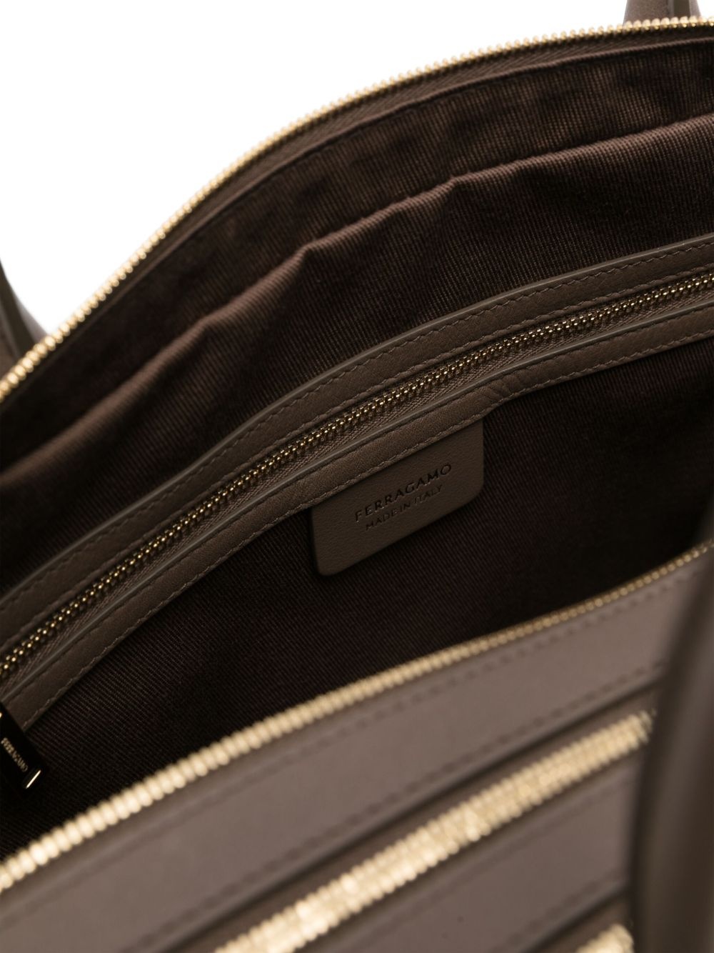 leather tote bag - 5